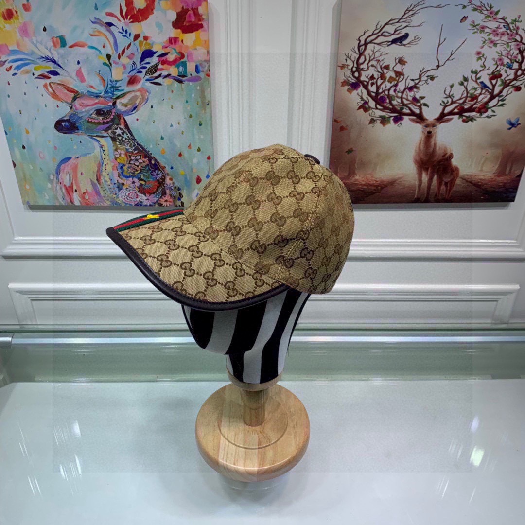 Gucci GG Baseball Hat Beige GG Hat
