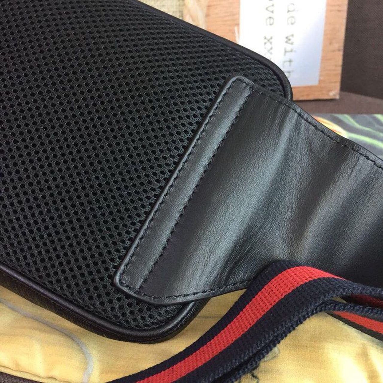 Gucci GG Black Belt Bag Black/Grey Soft GG Supreme Crafted For Men 9in/24cm GG 474293RRN 1095