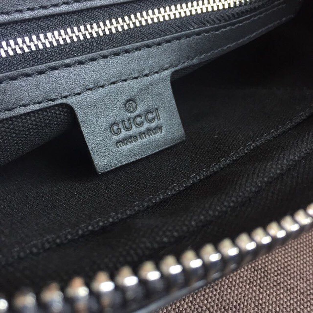Gucci GG Black Belt Bag Black/Grey Soft GG Supreme Crafted For Men 9in/24cm GG 474293RRN 1095