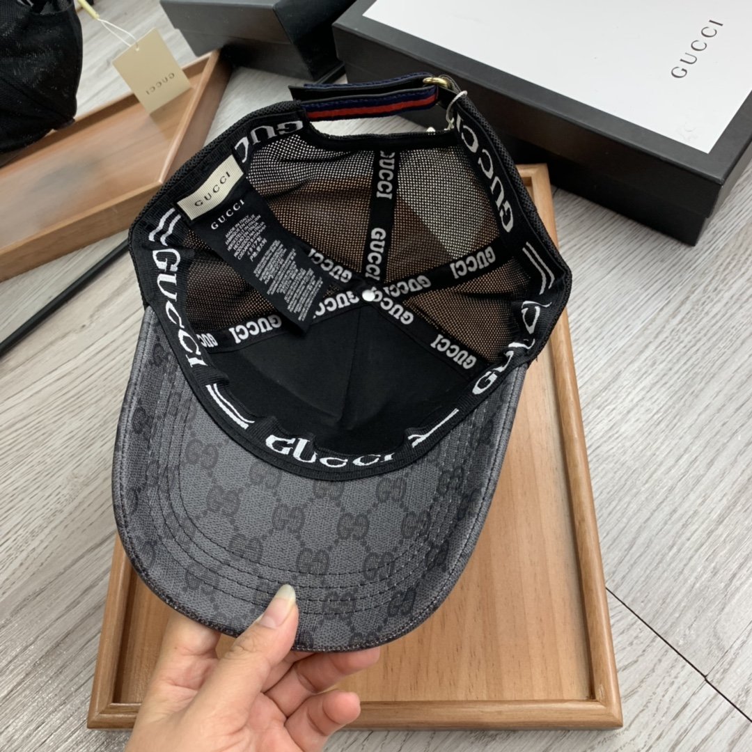 Gucci GG Canvas Baseball Cap Black