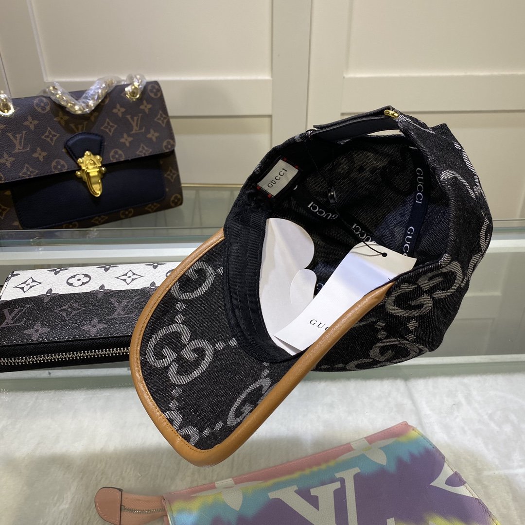 Gucci GG Canvas Baseball Cap Black