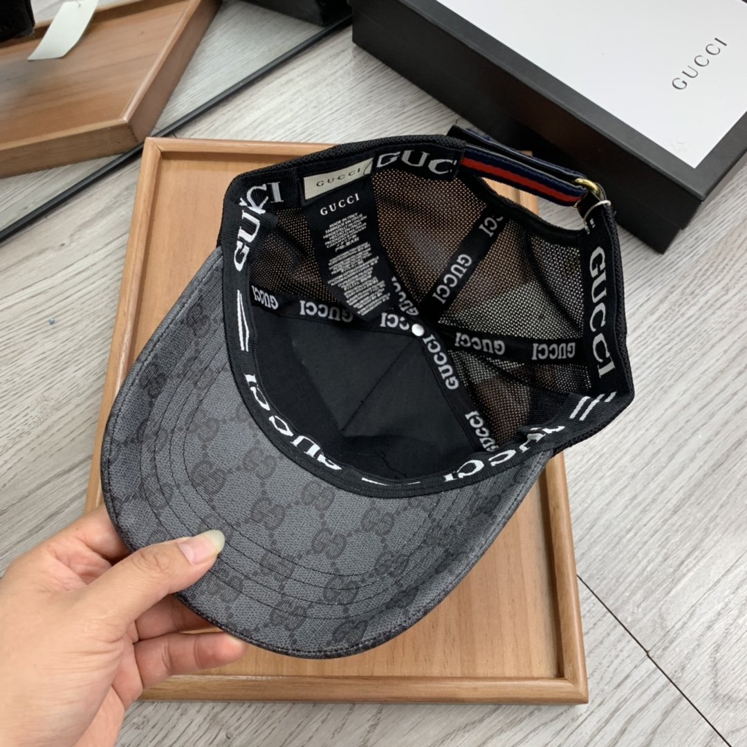 Gucci GG Canvas Baseball Cap Black