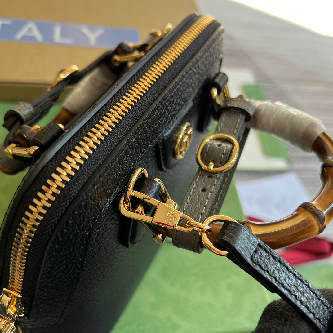 Gucci GG Diana Mini Tote Bag White/ Black/ Orange/ Navy Blue/ Purple For Women ??715775 DJ24G 9042 7.9 in/ 20 cm