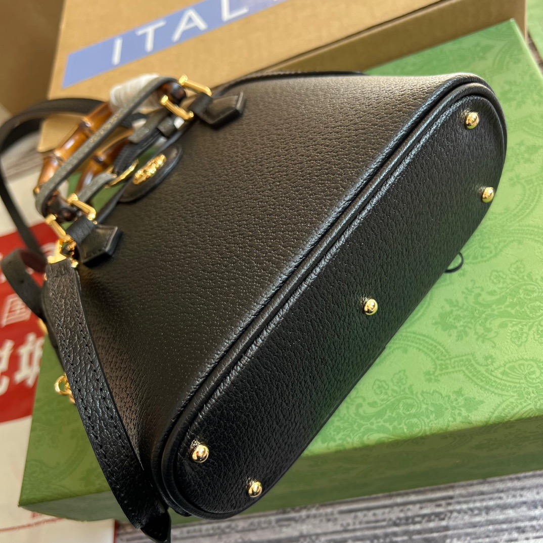 Gucci GG Diana Mini Tote Bag White/ Black/ Orange/ Navy Blue/ Purple For Women ??715775 DJ24G 9042 7.9 in/ 20 cm