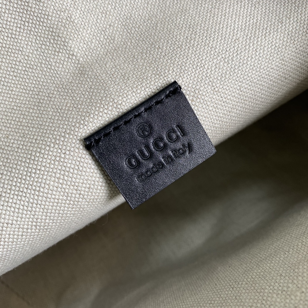 Gucci GG Embossed Belt Bag Black GG Embossed For Men  11in/28cm GG 645093 1W3CN 1000