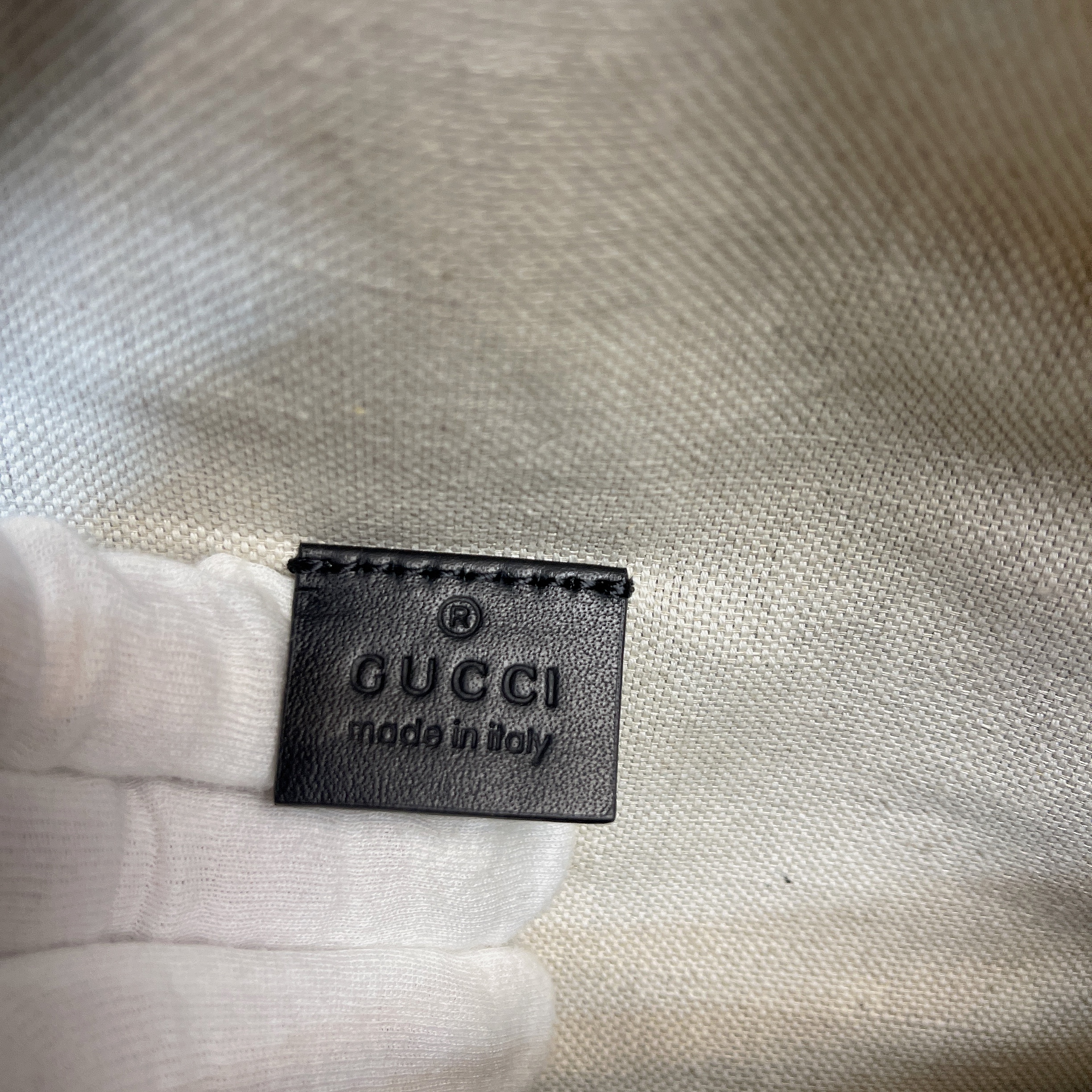 Gucci GG Embossed Belt Bag Black GG Embossed For Men  11in/28cm GG 645093 1W3CN 1000