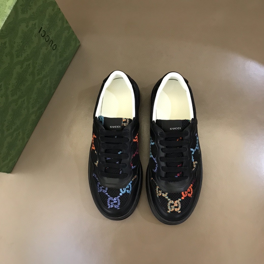Gucci GG Embossed Sneaker Black For Men