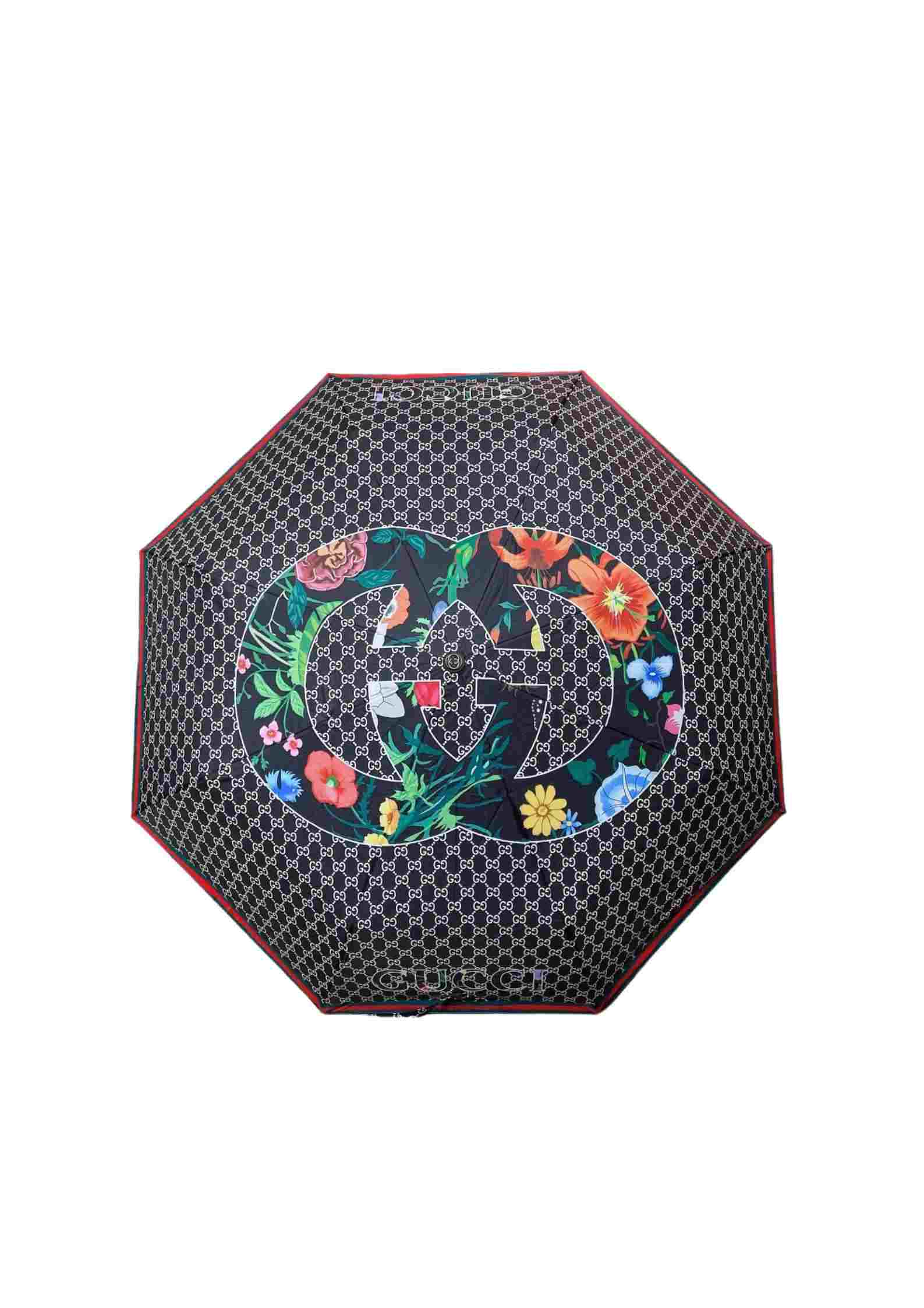 Gucci GG Folding Umbrella Black