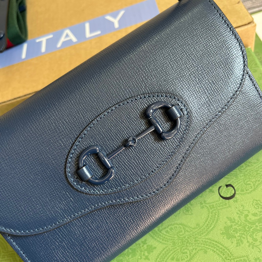 Gucci GG Horsebit 1955 Mini Bag Purple/Orange/Navy Blue For Women ???724713 AABE1 5546 7.9 in/ 20 cm