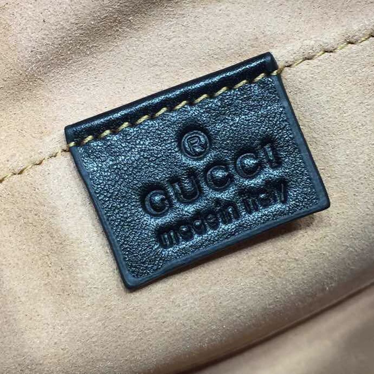 Gucci GG Marmont Matelassé Mini Bag Black Matelassé Chevron For Women 7in/18cm GG 448065 DTD1T 1000