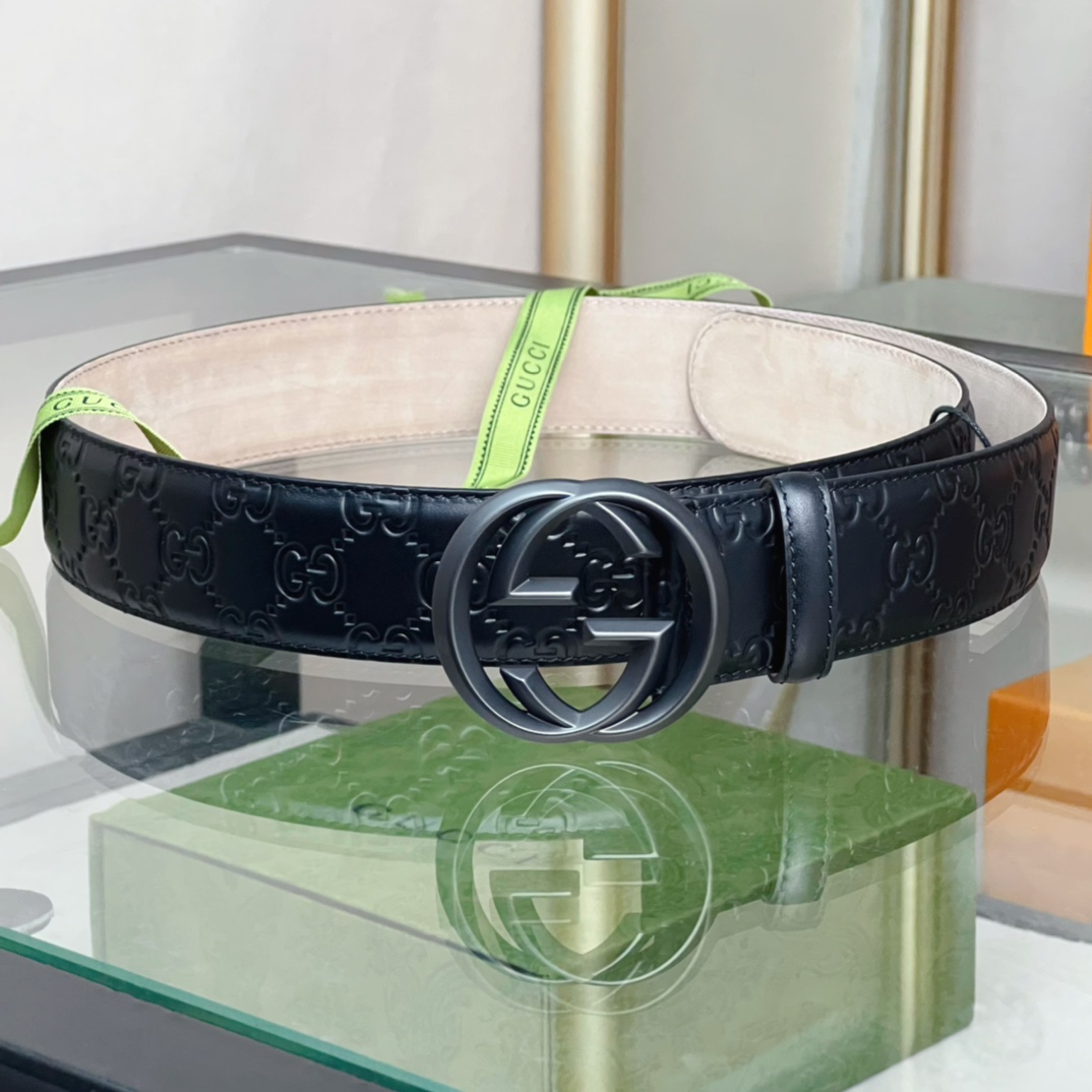 Gucci GG Marmont Reversible Belt Black, Women Belt