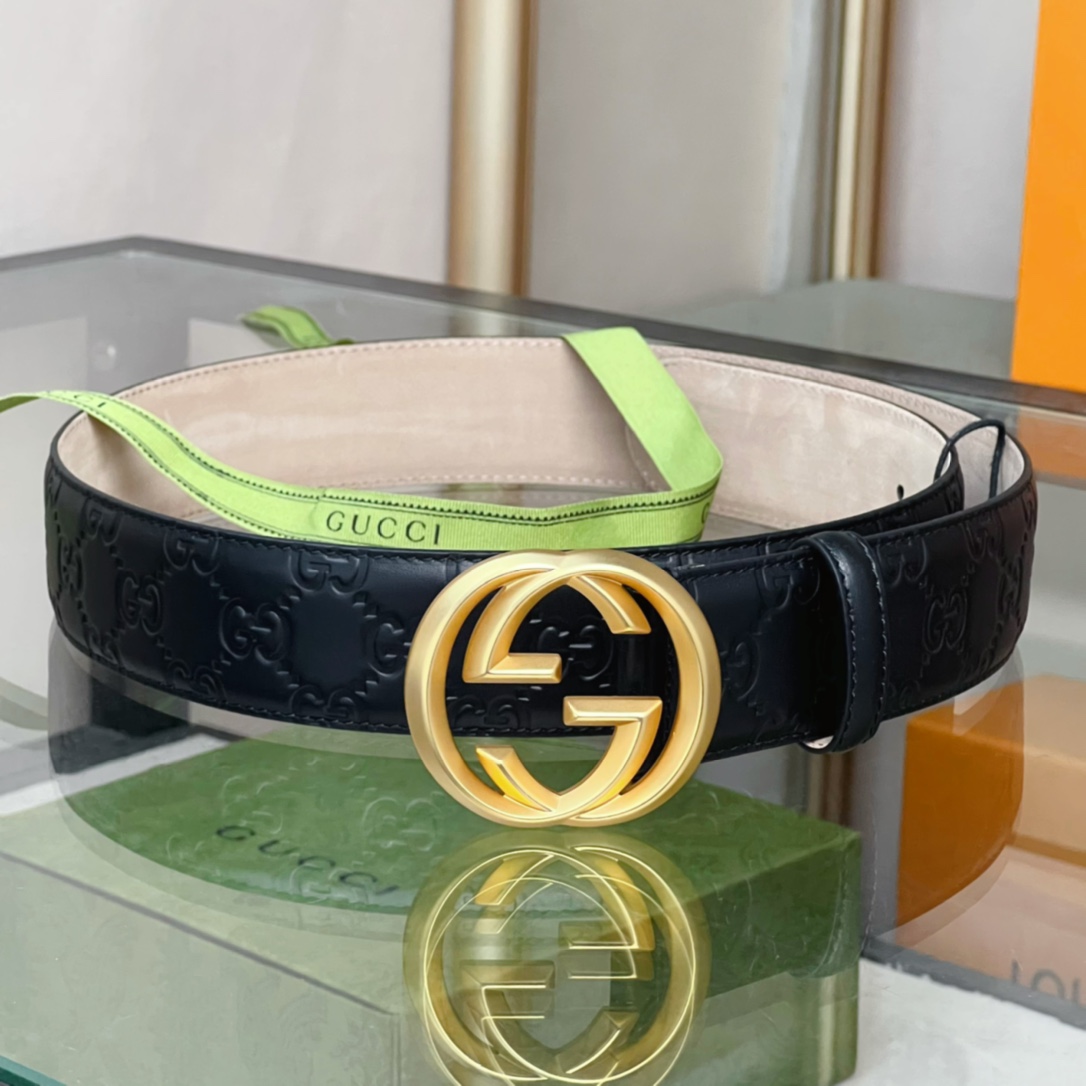 Gucci GG Marmont Reversible Belt Black, Women Belt