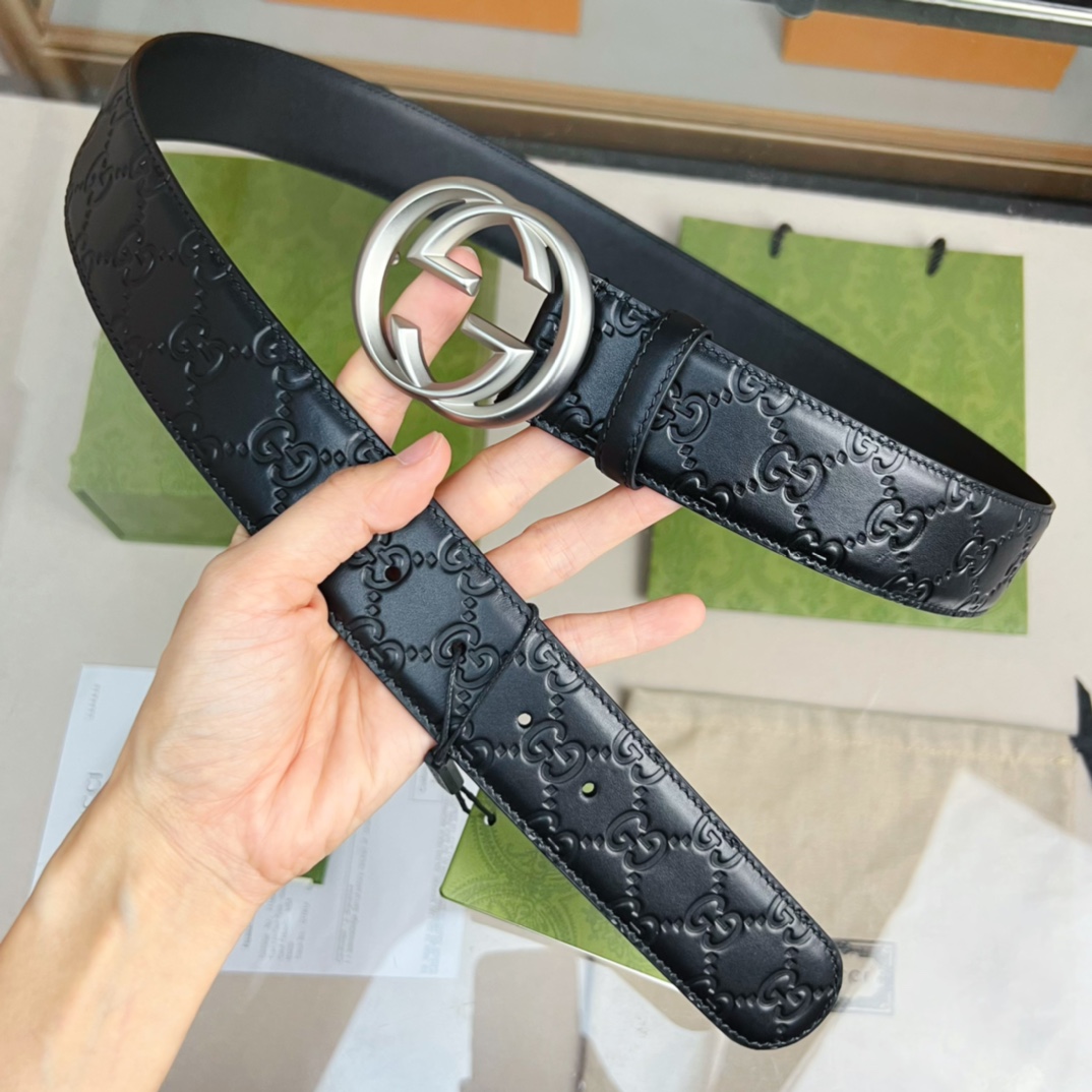 Gucci GG Marmont Reversible Belt Black, Women Belt