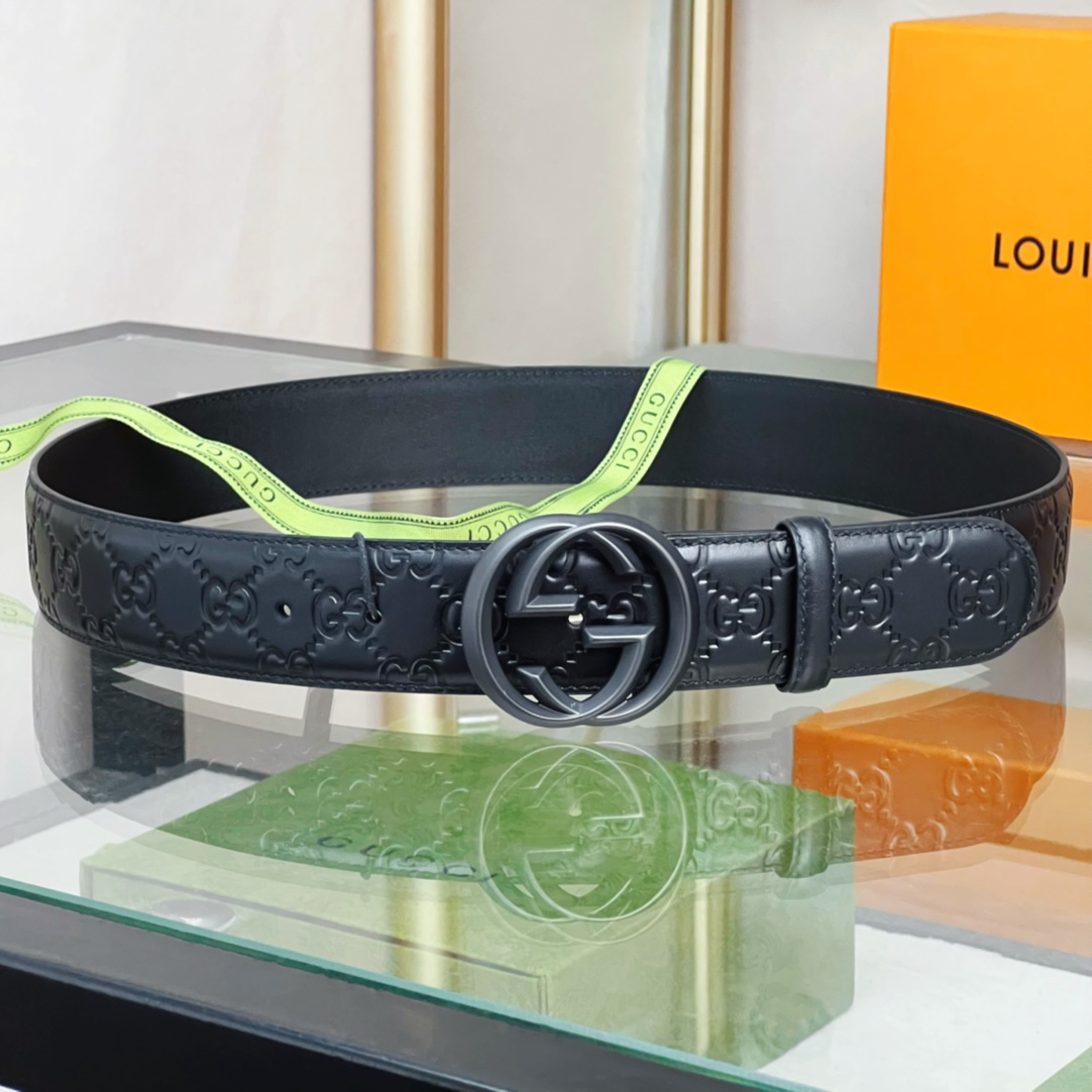 Gucci GG Marmont Reversible Belt Black, Women Belt
