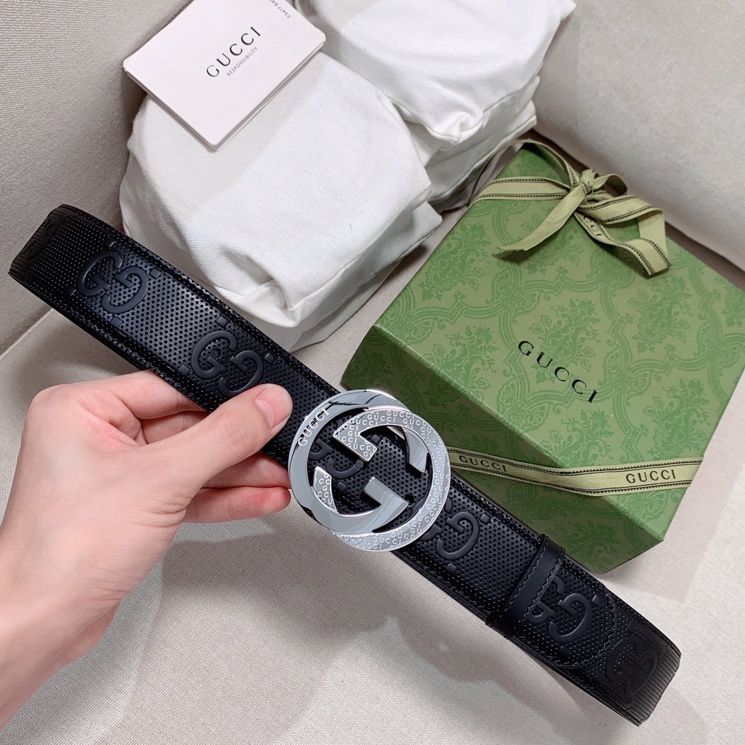 Gucci GG Marmont Reversible Belt Black, Women Belt