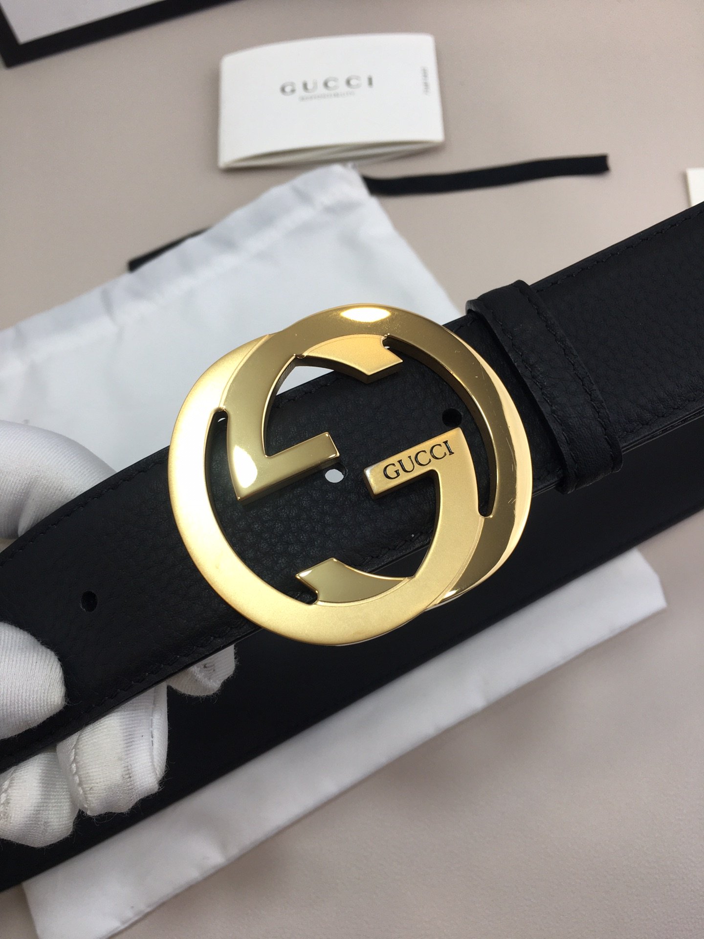 Gucci GG Marmont Reversible Belt Black, Women Belt