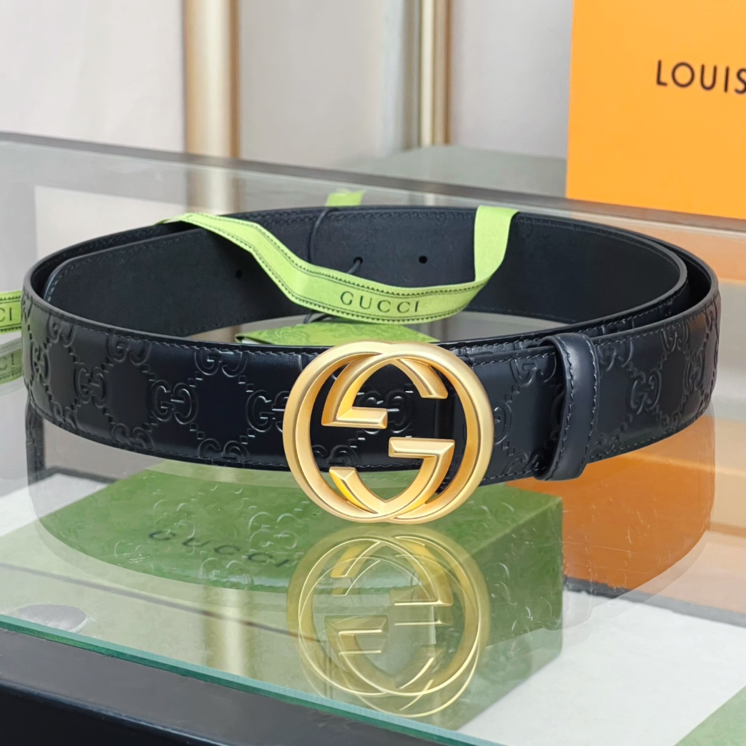 Gucci GG Marmont Reversible Belt Black, Women Belt
