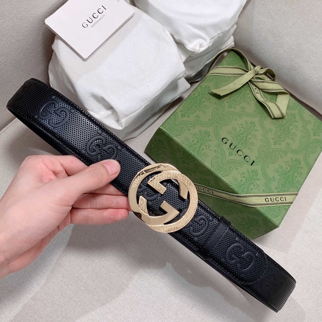 Gucci GG Marmont Reversible Belt Black, Women Belt