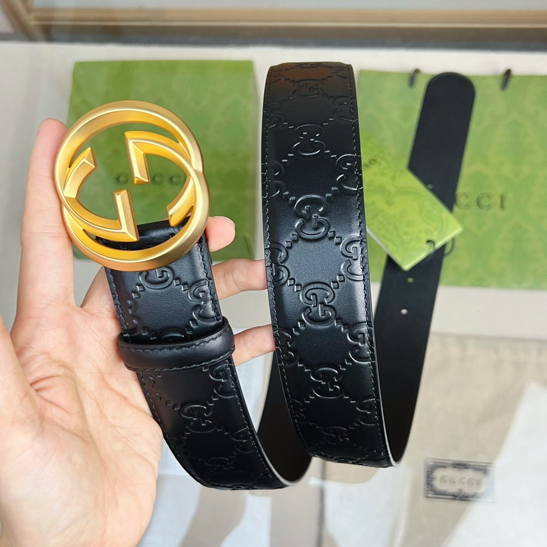 Gucci GG Marmont Reversible Belt Black, Women Belt