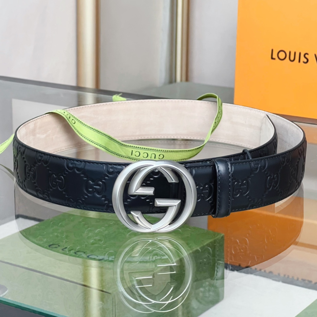 Gucci GG Marmont Reversible Belt Black, Women Belt