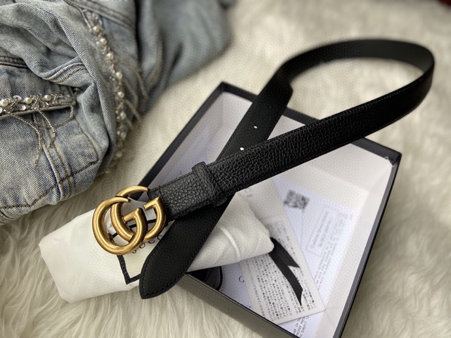 Gucci GG Marmont Reversible Belt Black Reverses To Brown For Women, Women Belt 627055 CAO2T 8170