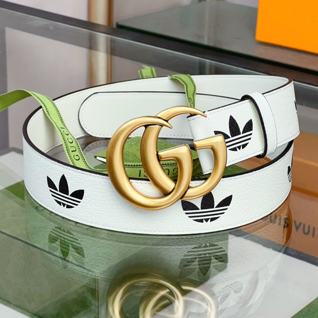 Gucci GG Marmont Reversible Belt White, Women Belt