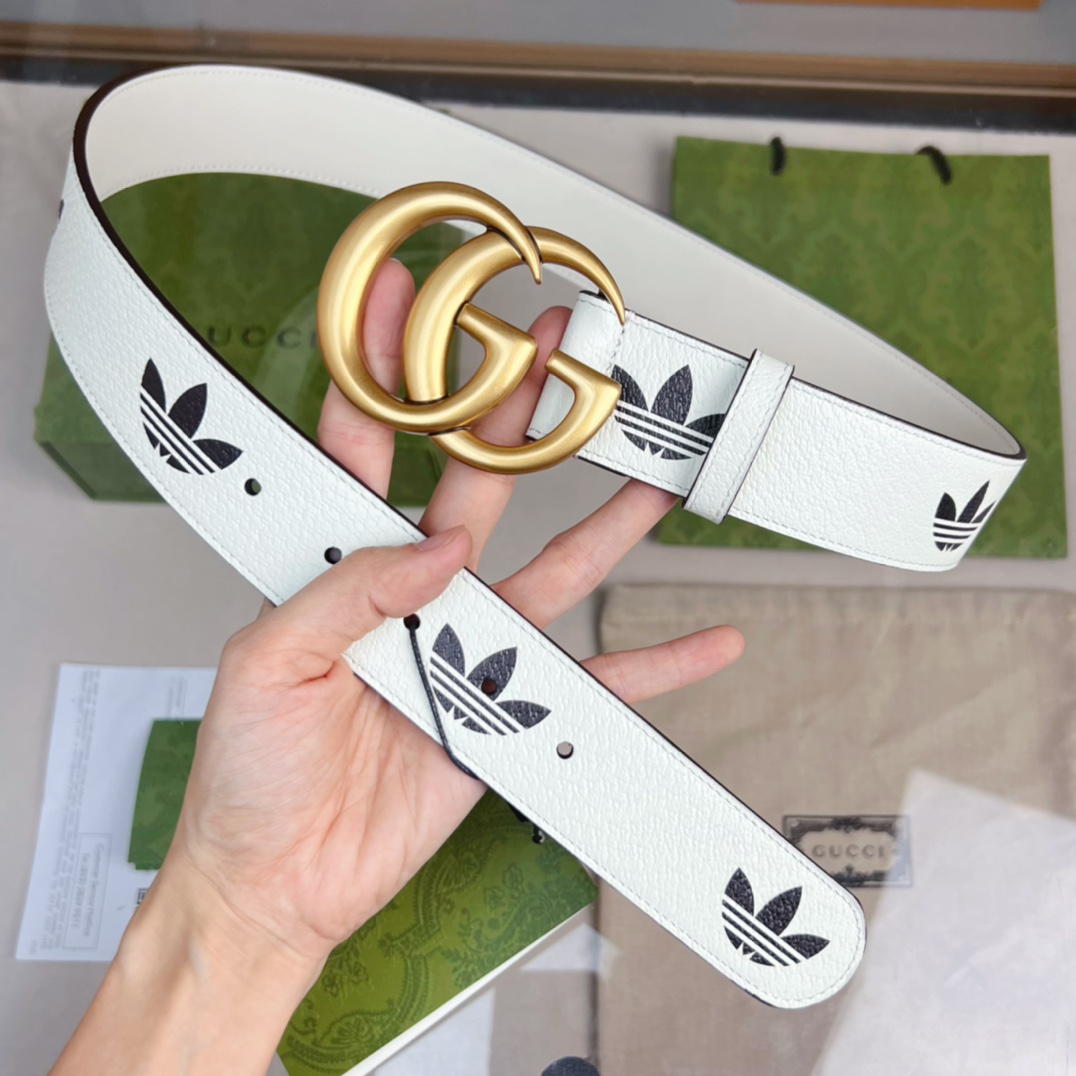 Gucci GG Marmont Reversible Belt White, Women Belt