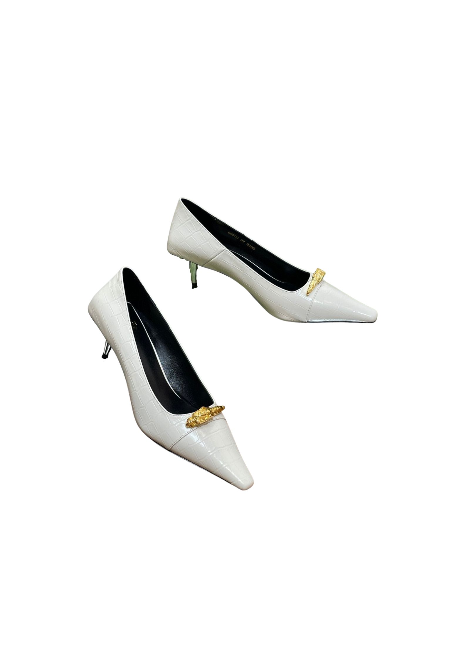 Gucci Gg Mid-Heel Pump White For Women