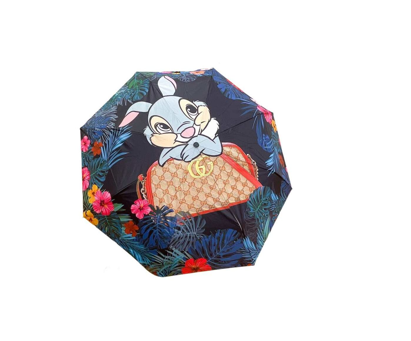 Gucci GG Rabbit Umbrella Black
