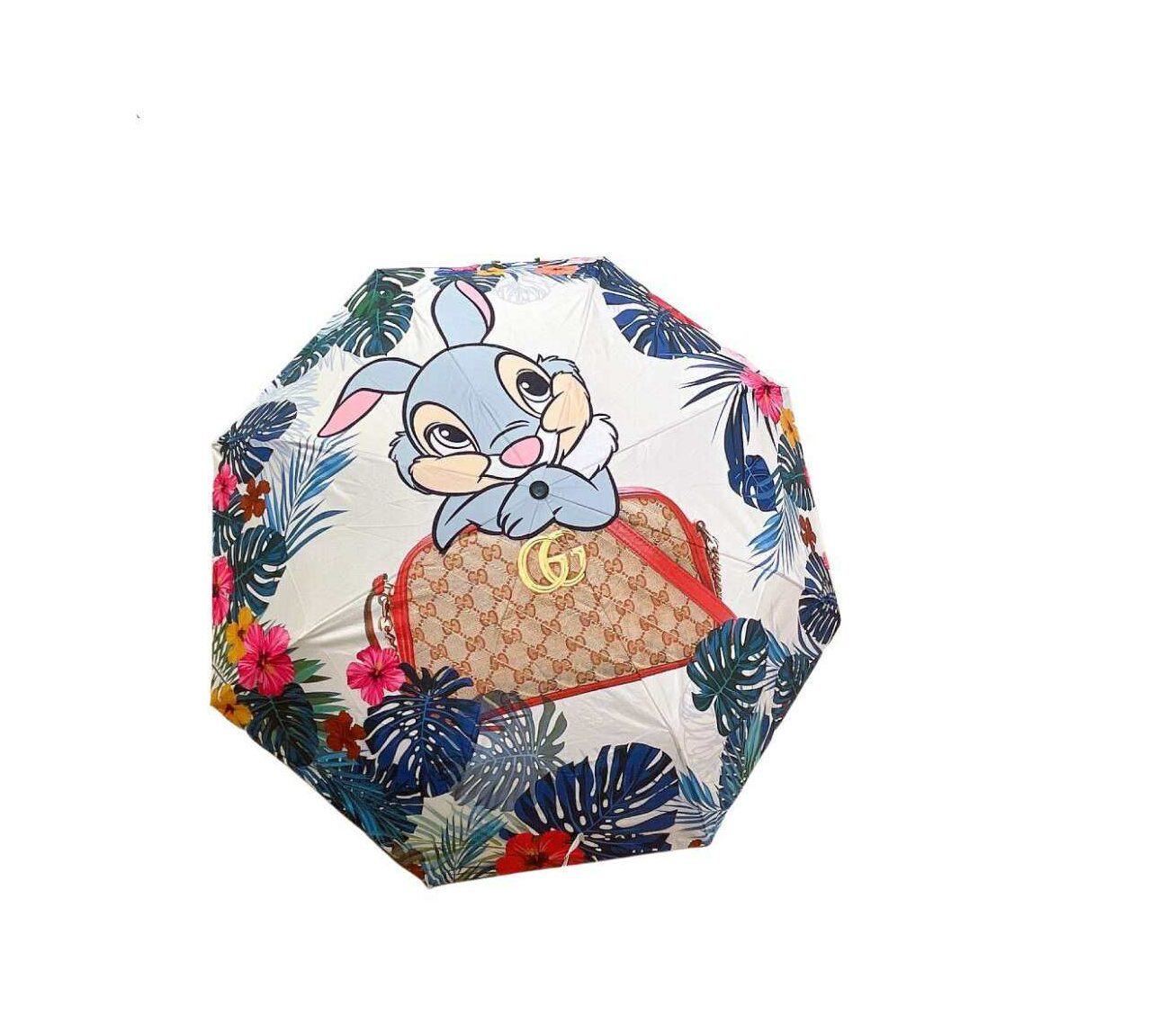 Gucci GG Rabbit Umbrella White
