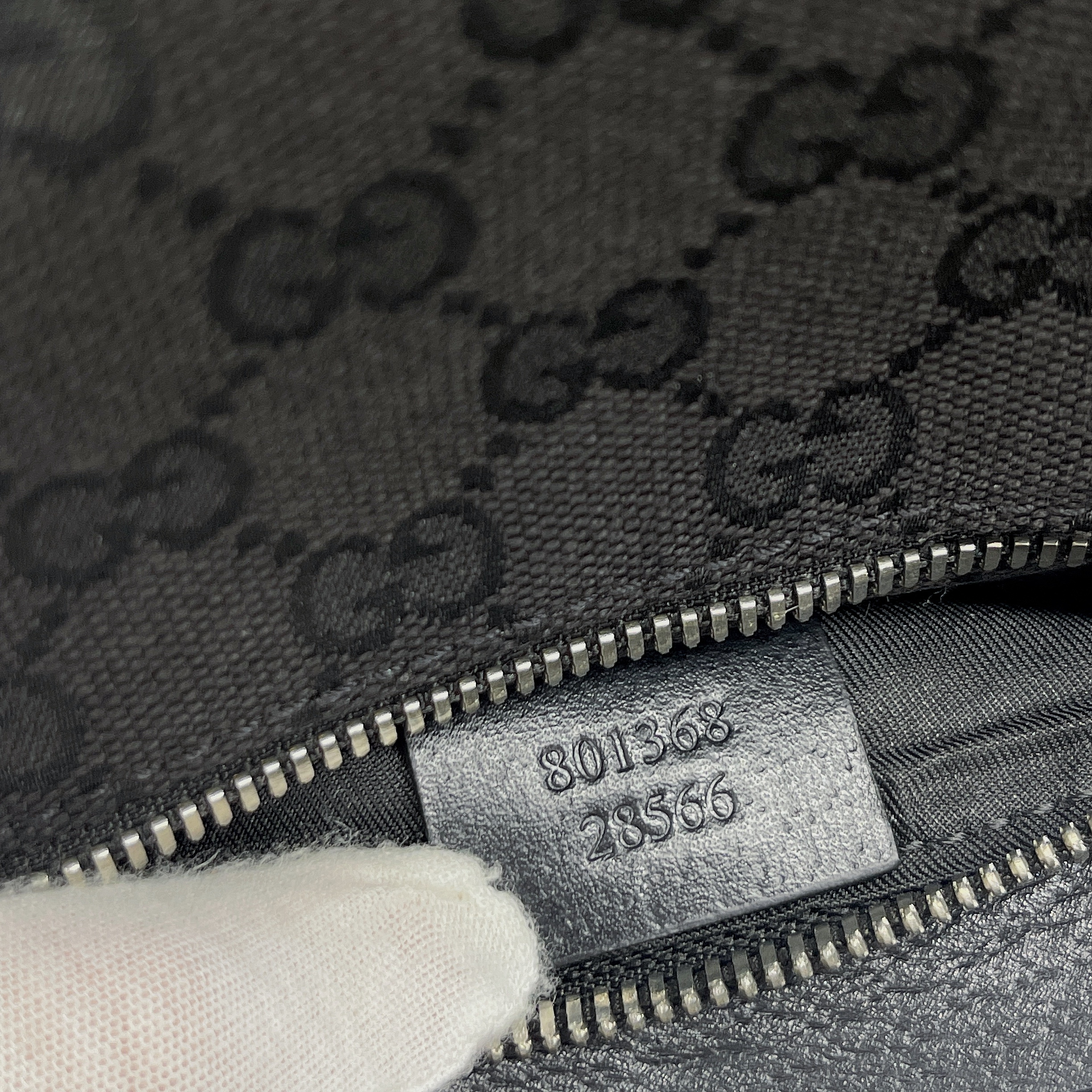 Gucci GG Supreme Canvas Two Pocket Waist Belt Bag Black GG Supreme Canvas For Men  3in/7.5cm GG