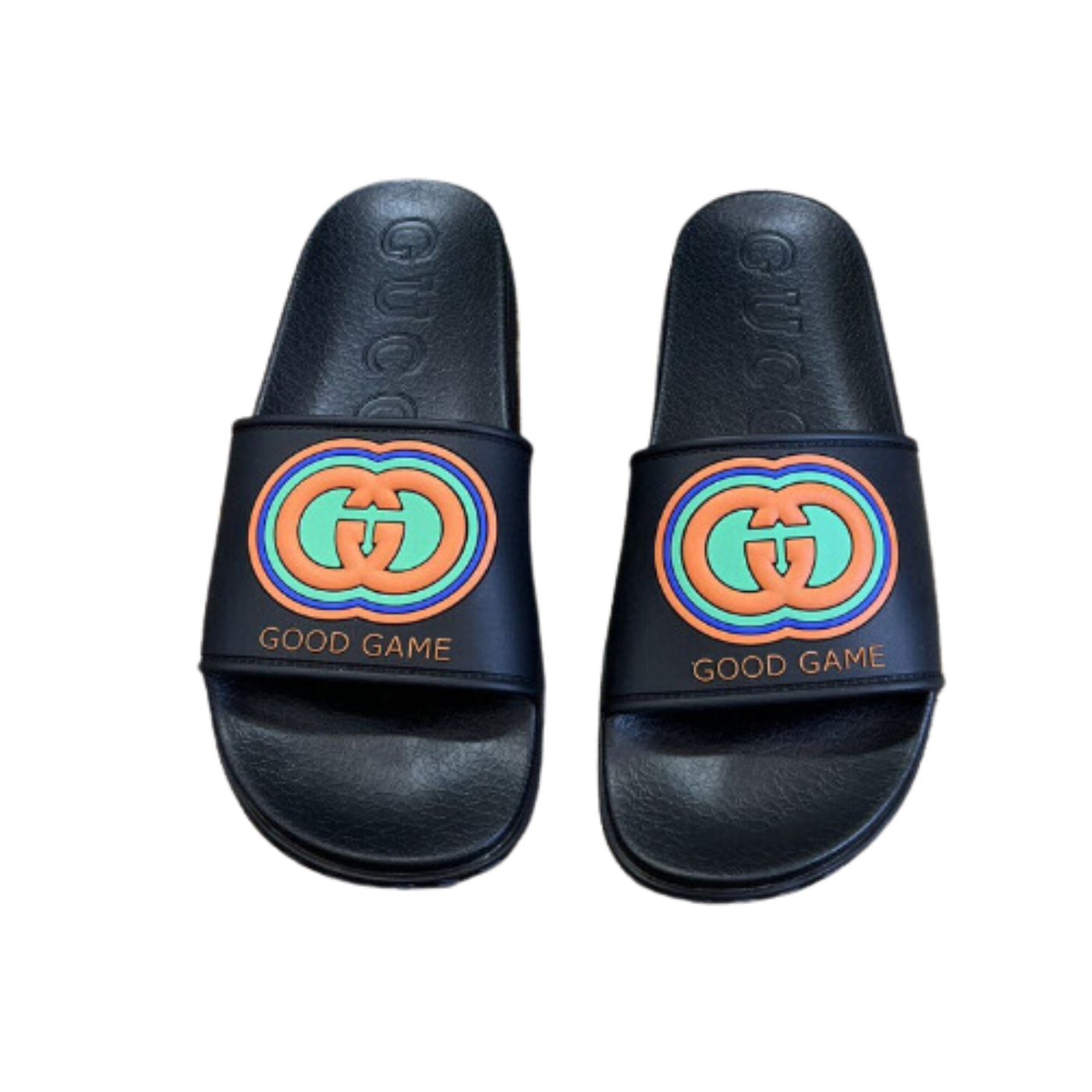 Gucci Good Game Slide Sandal Black For Men 722427 0R030 1000