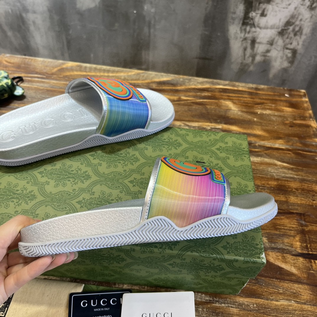 Gucci Good Game Slide Sandal Multicolor For Men 723468 FAA0P 8848