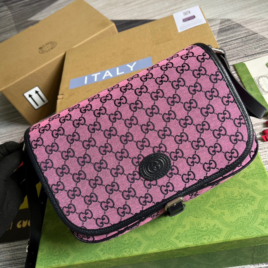 Gucci Gucci Children’s GG Multicolor Messenger Bag For Women  11.4in/29cm GG