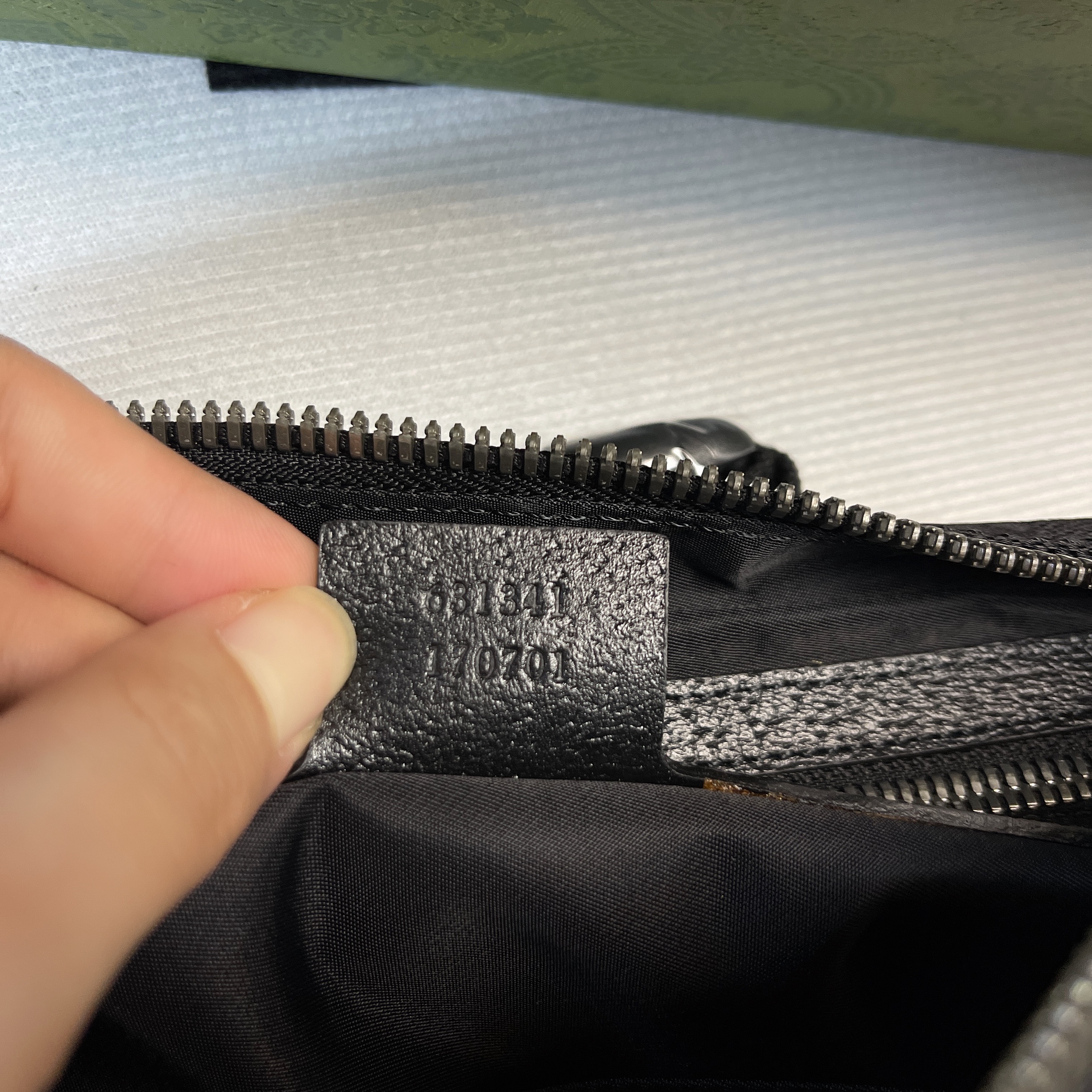 Gucci Gucci Off The Grid Belt Bag Black GG ECONYL® For Men  9.5in/24cm GG 631341HBN 1000