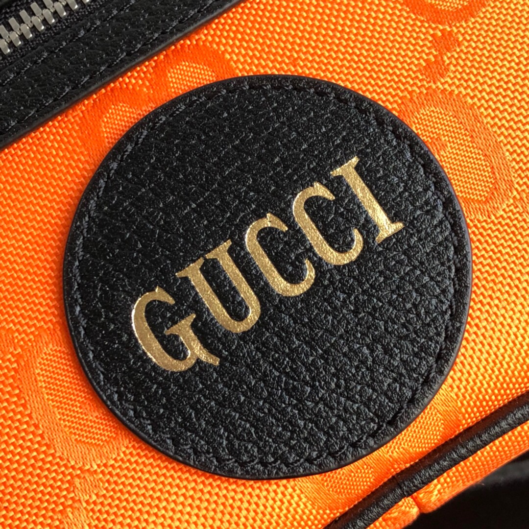 Gucci Gucci Off The Grid Belt Bag Orange GG ECONYL® For Men  9.5in/24cm GG 