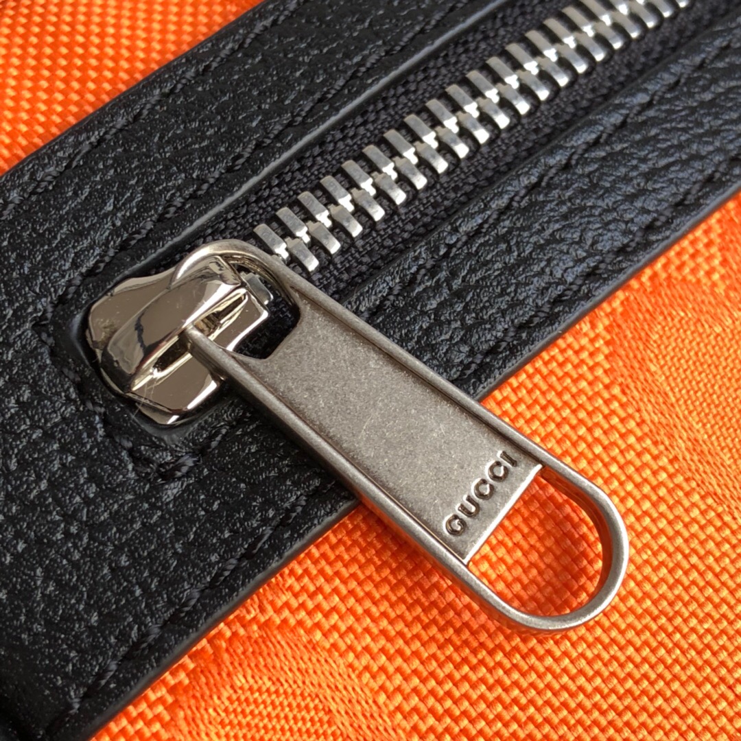 Gucci Gucci Off The Grid Belt Bag Orange GG ECONYL® For Men  9.5in/24cm GG 