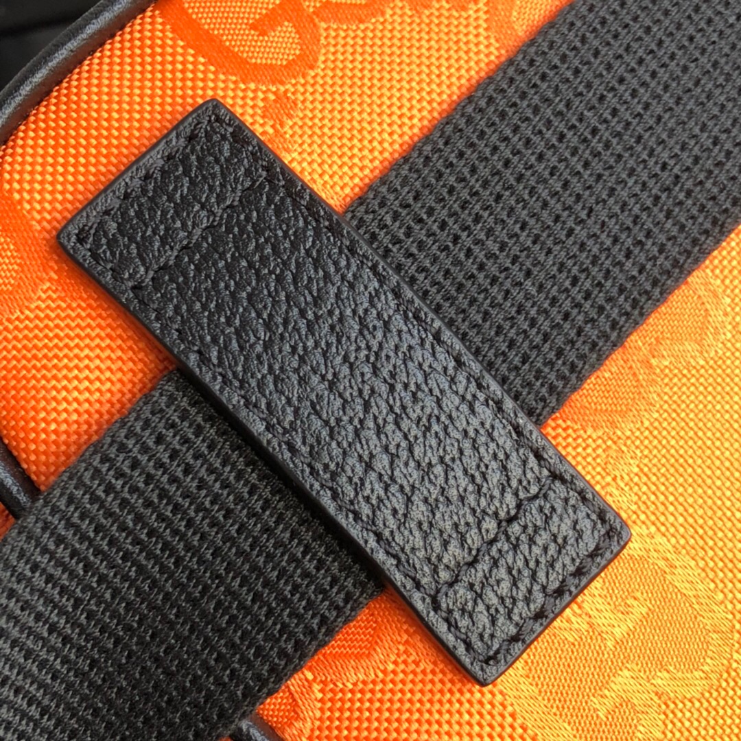 Gucci Gucci Off The Grid Belt Bag Orange GG ECONYL® For Men  9.5in/24cm GG 