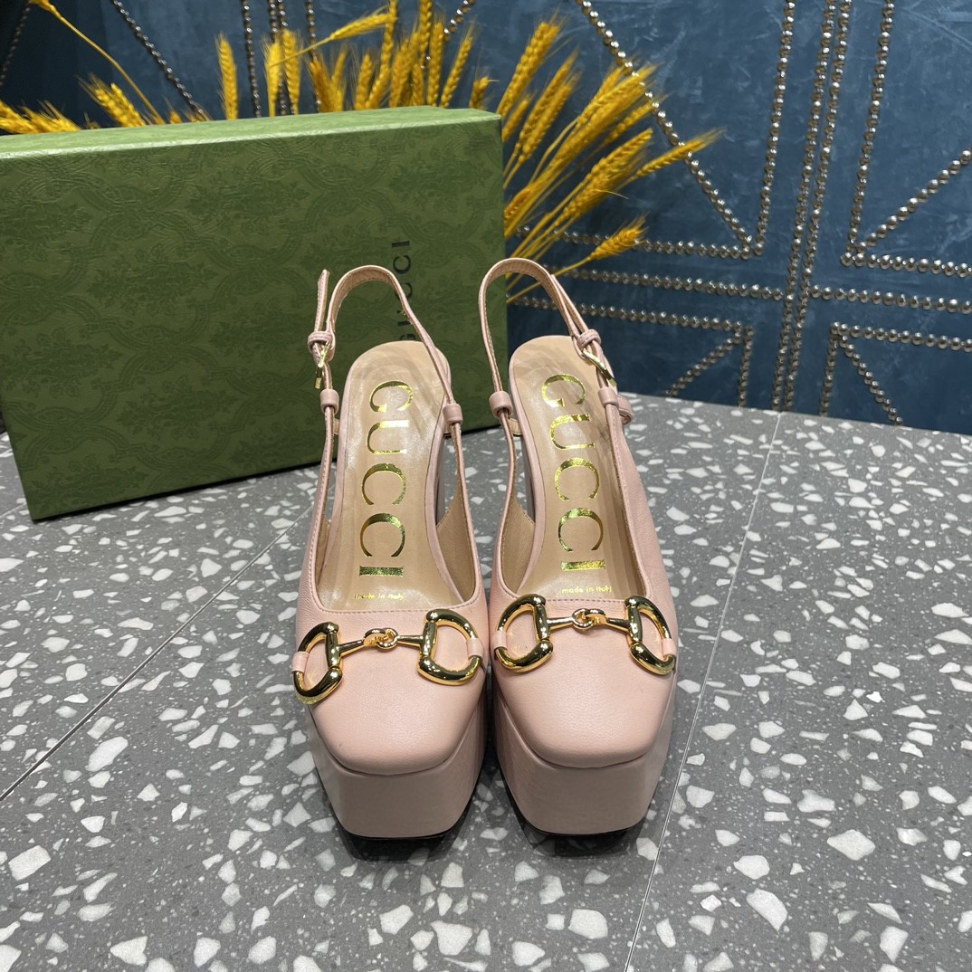 Gucci High Heel Pump Light Pink For Women