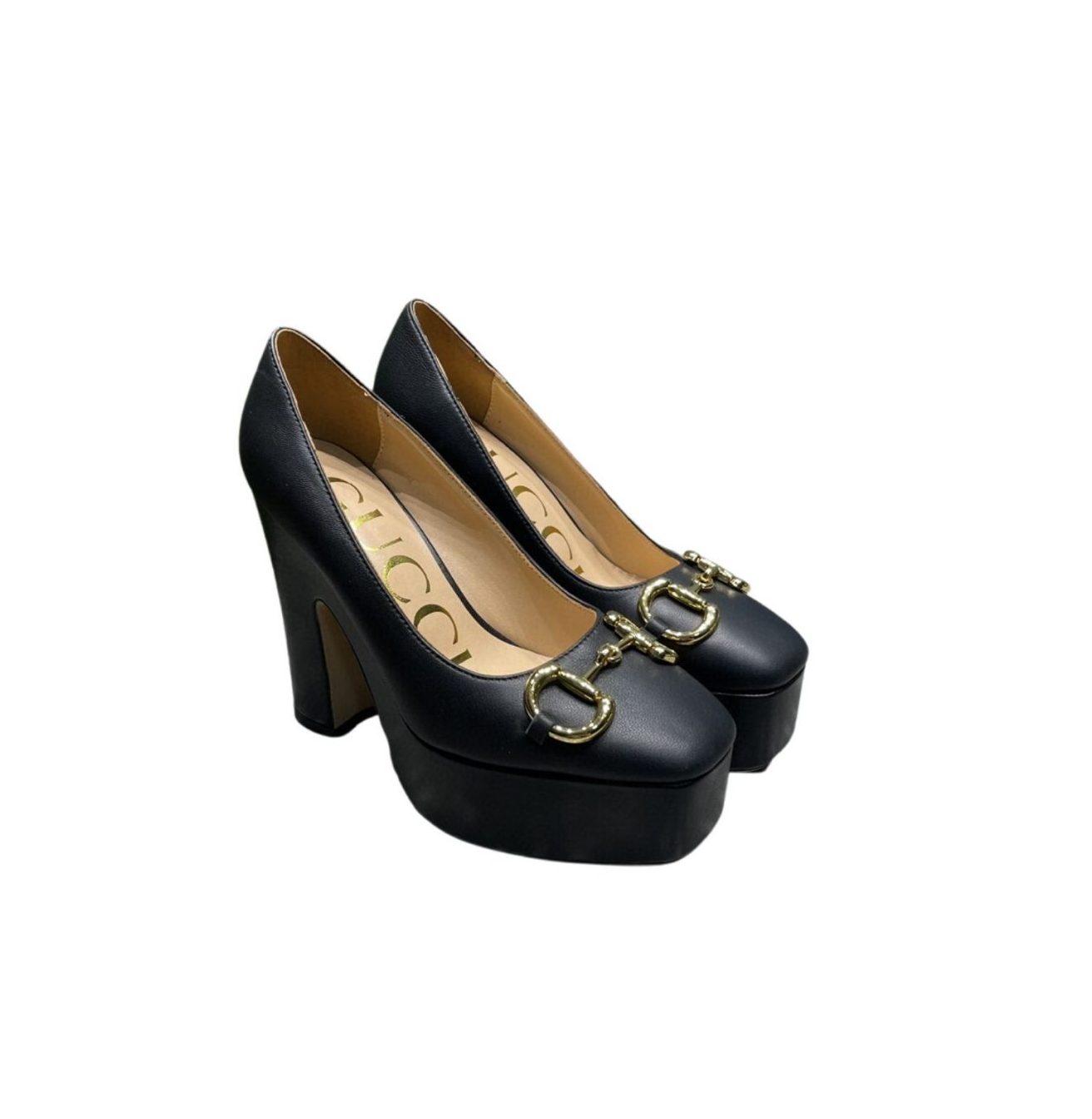 Gucci High Heel Pump With Horsebit Black For Women