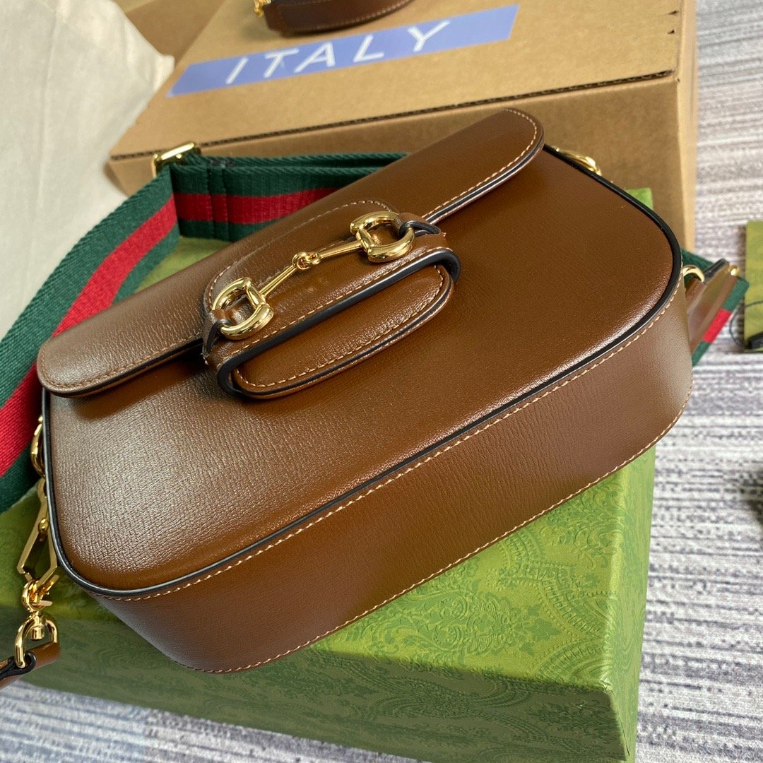 Gucci Horsebit 1955 GG Mini Bag Red For Women, Women’s Bags 8in/21cm GG