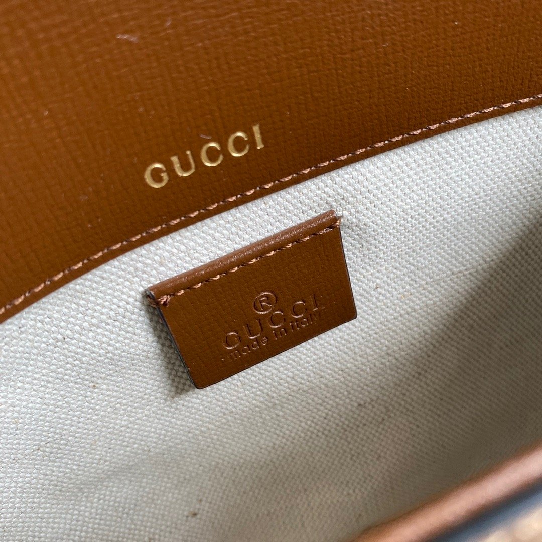 Gucci Horsebit 1955 GG Mini Bag Red For Women, Women’s Bags 8in/21cm GG