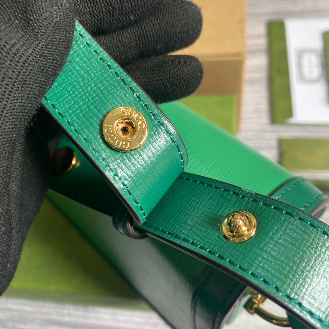 Gucci Horsebit 1955 Shoulder Bag Green For Women, Women’s Bags 9.8in/25cm GG