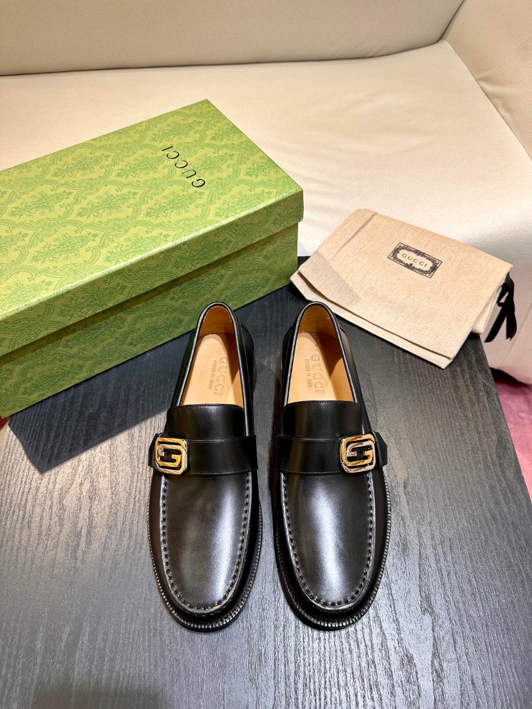 Gucci Interlocking G Loafer Black For Men
