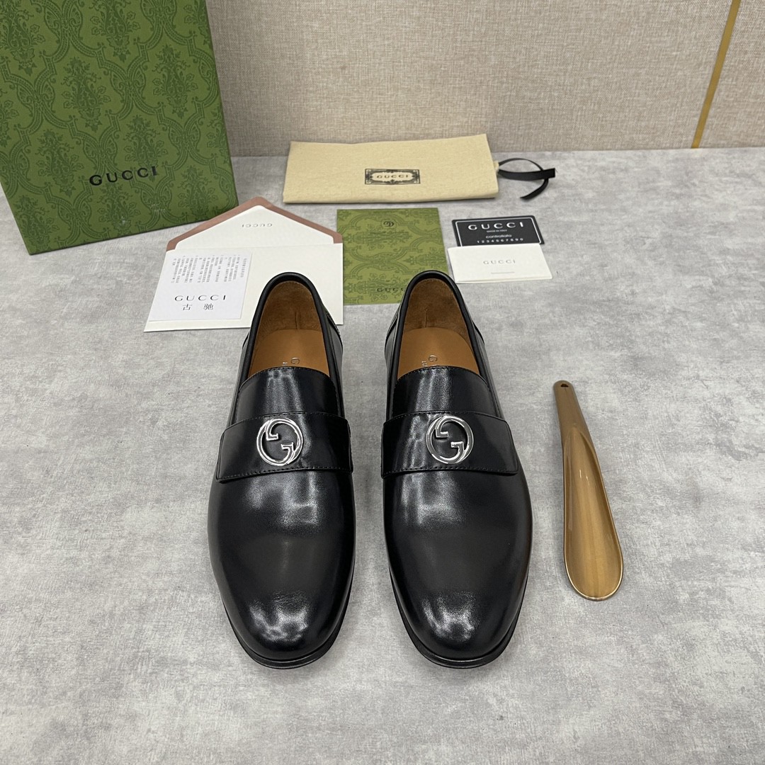 Gucci Interlocking G Loafer Black For Men 730134 06F00 1000
