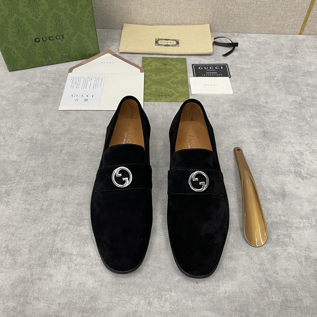 Gucci Interlocking G Loafer Black For Men