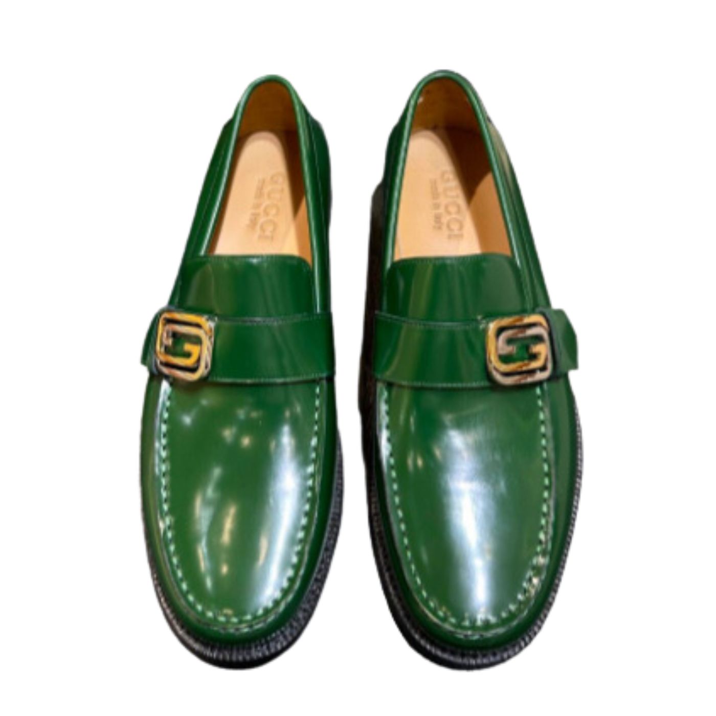 Gucci Interlocking G Loafer Green For Men