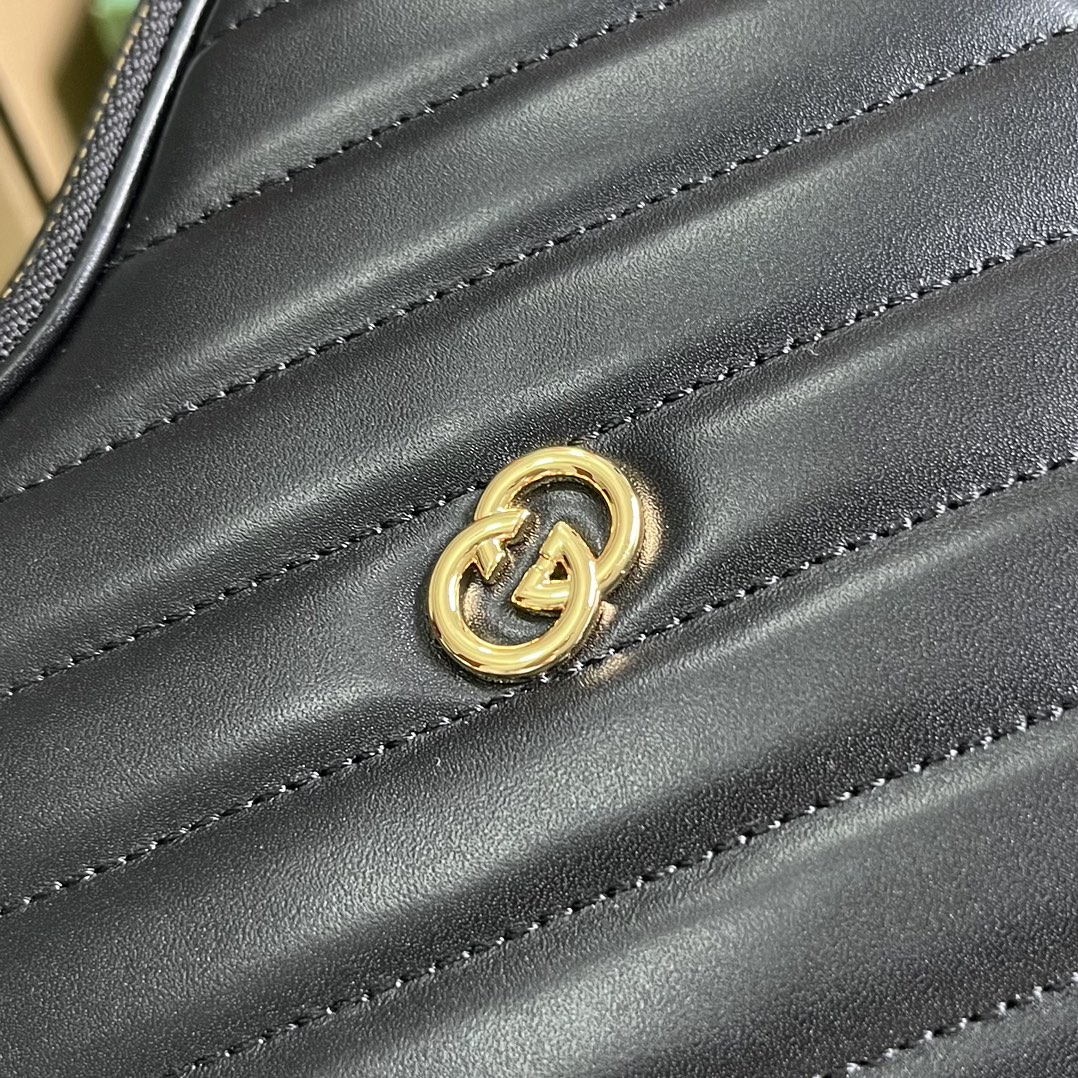 Gucci Interlocking G Mini Heart Shoulder Bag Red/White/Black For Women 20cm / 7.9in 751628 AACCL 6433