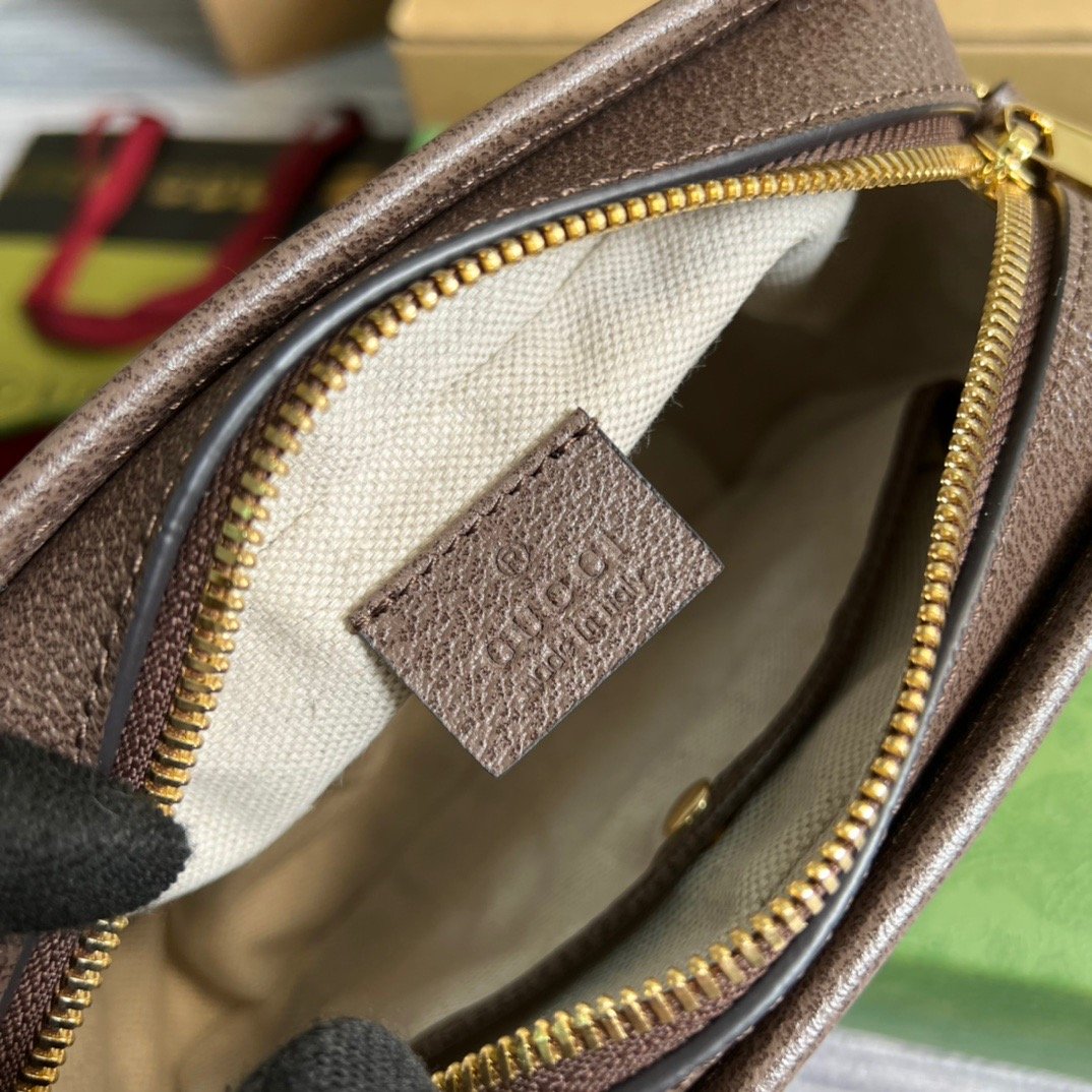 Gucci Jumbo GG Mini Bag Camel And Ebony Jumbo GG Canvas For Women  8.9in/22.5cm GG 696075 UKMDG 2570
