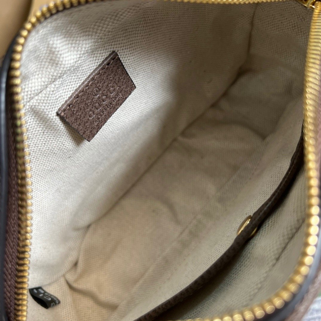 Gucci Jumbo GG Mini Bag Camel And Ebony Jumbo GG Canvas For Women  8.9in/22.5cm GG 696075 UKMDG 2570